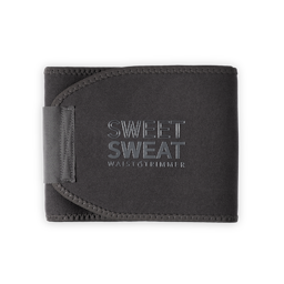 GetUSCart- Sweet Sweat Premium Waist Trimmer, for Men & Women. Includes  Free Sample of Sweet Sweat Gel! (X-Large),Black & Yellow